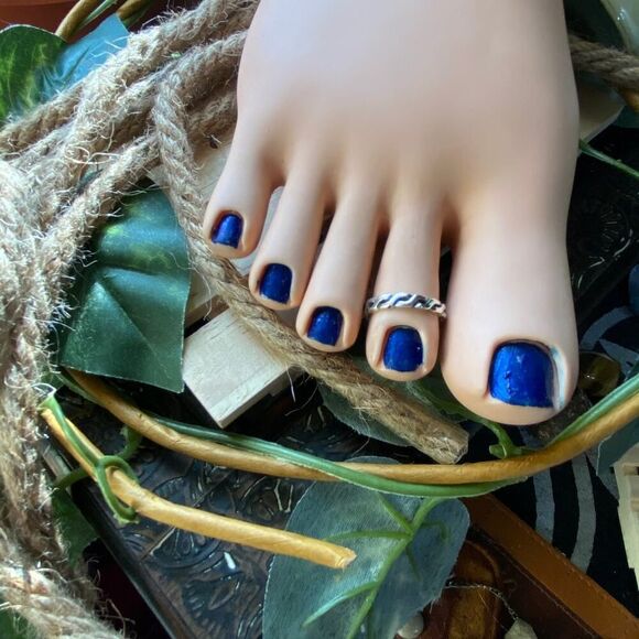 Sterling Silver Interwoven Toe Ring - Picture 1 of 5